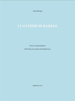 cover image of I cantieri di babele